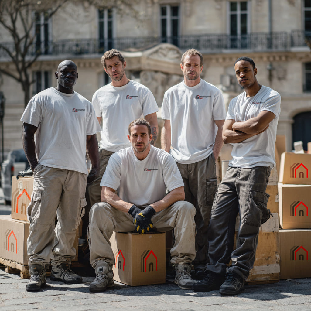 personnel de déménagement à Lyon