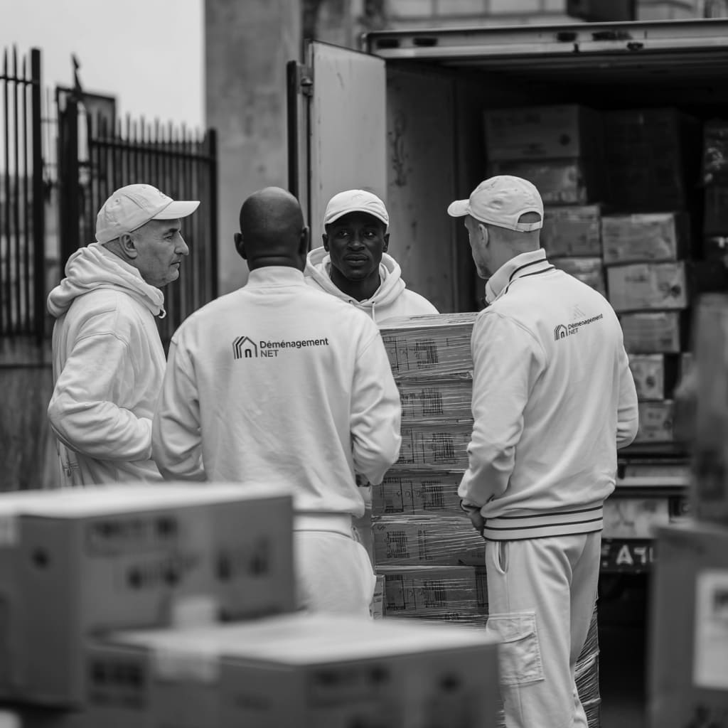 une équipe de déménageurs font un déménagement pas cher et professionnel a marseille