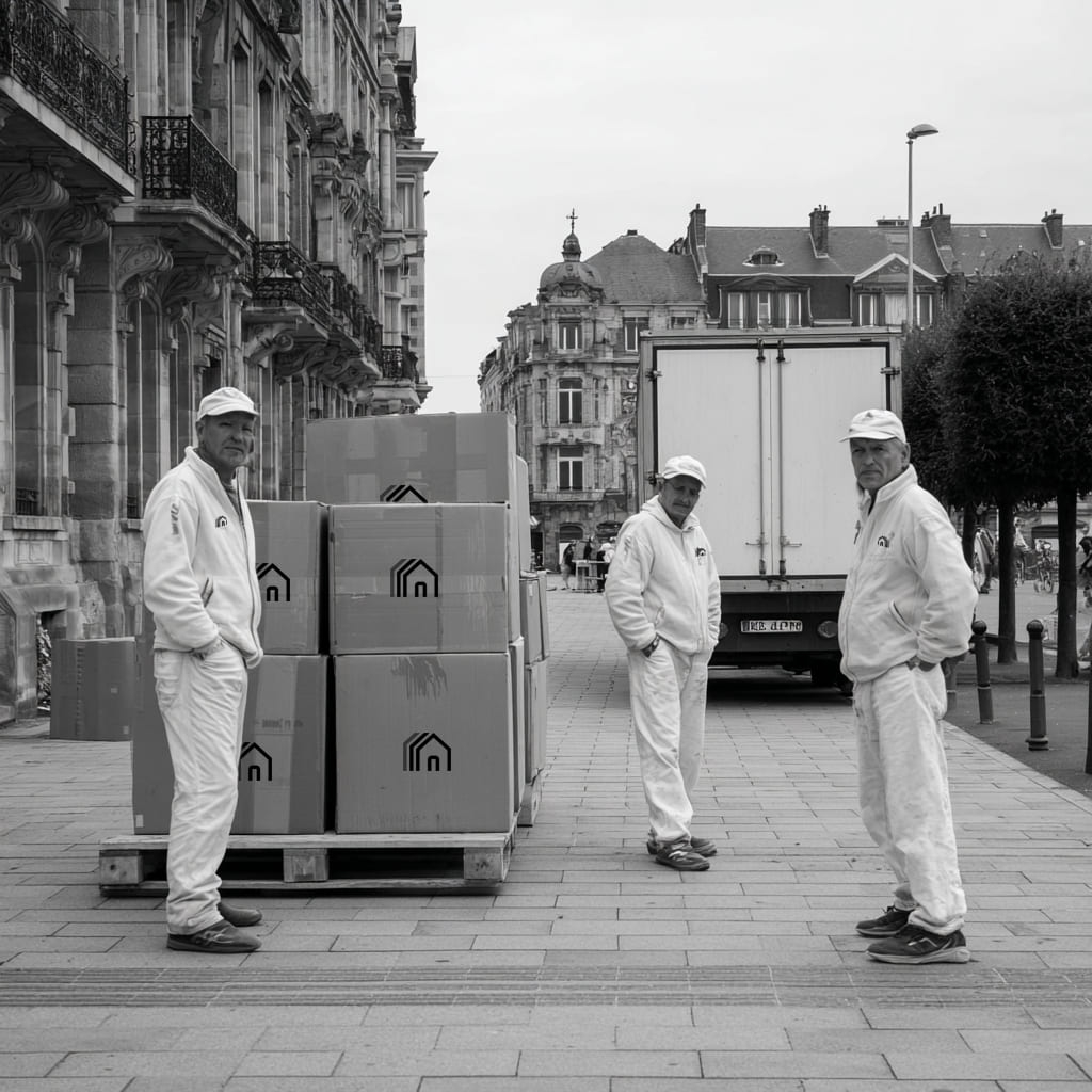 Déroulement d'un déménagement à Angers