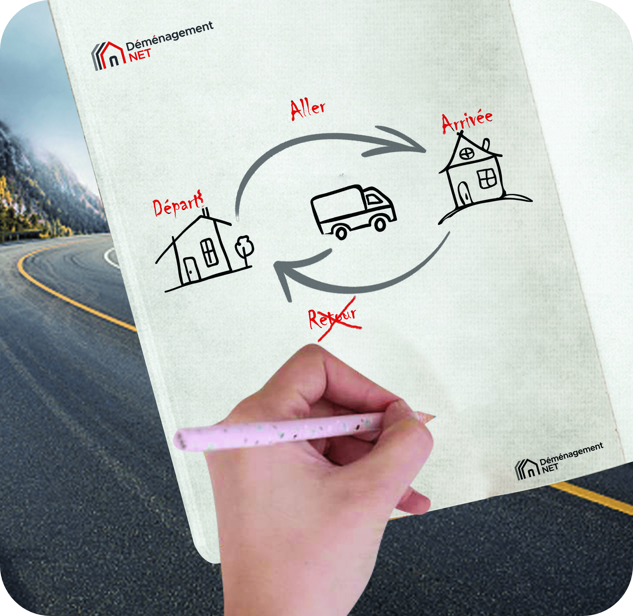 Déménagement NET - déménagement pas cher KM aller uniquement