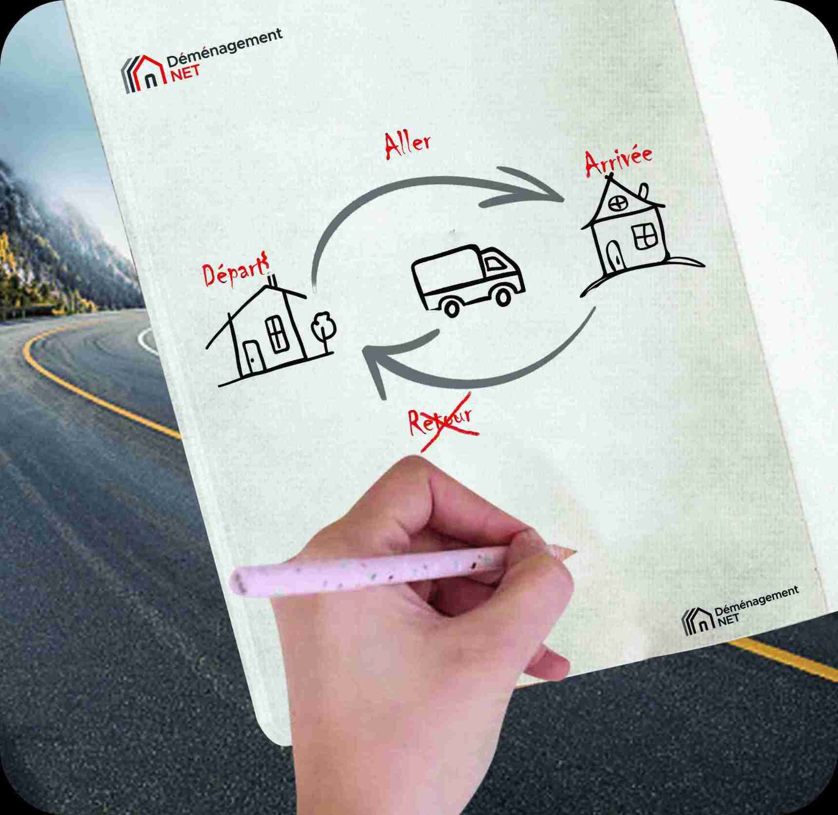 Déménagement NET - déménagement pas cher KM aller uniquement
