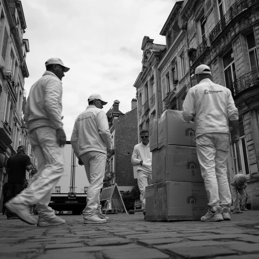 déroulement d'un déménagement a Reims par des déménageurs professionnels