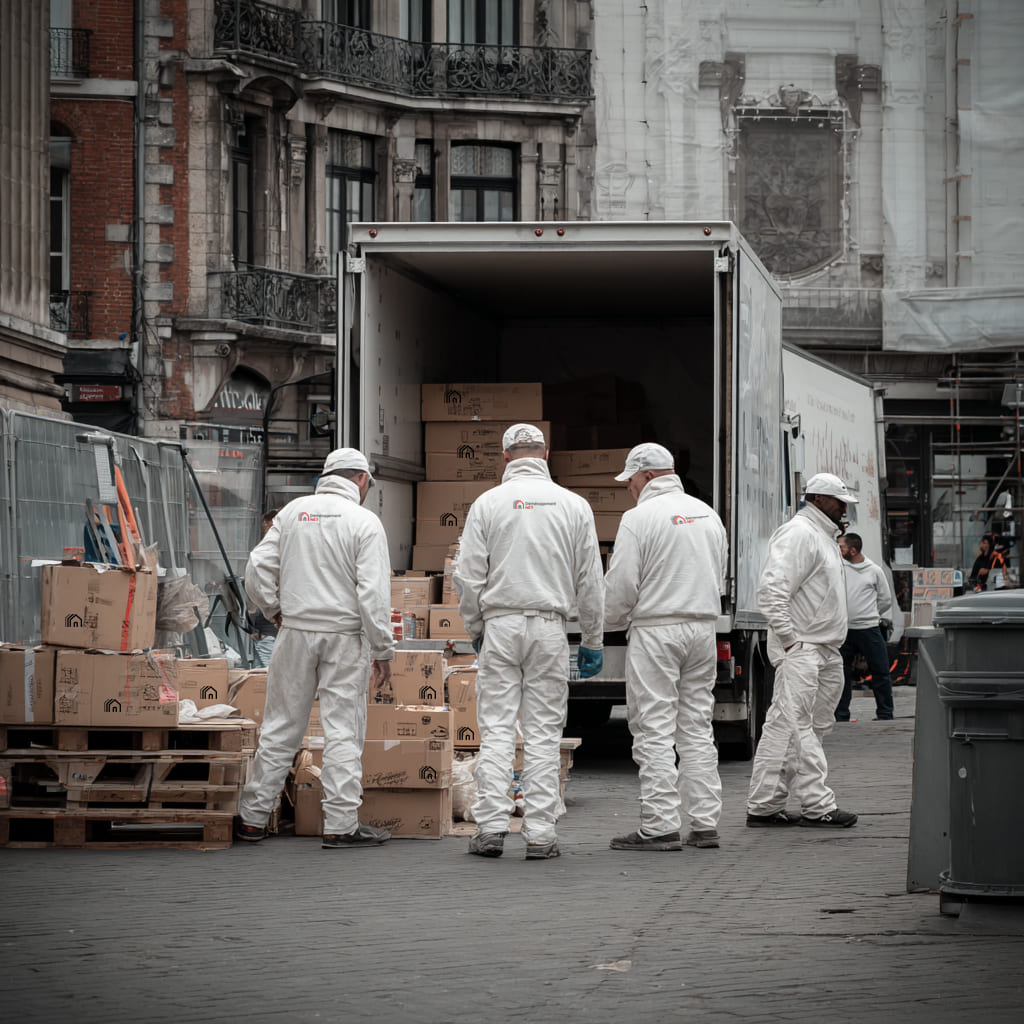 déroulement d'un déménagement professionnel a Saint-Étienne